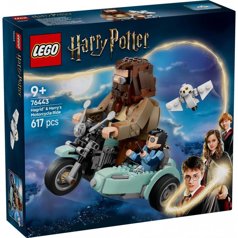 Lego 76443 Harry Potter Juguete De Construcción: Paseo En Moto De Hagrid Y Harry 76443