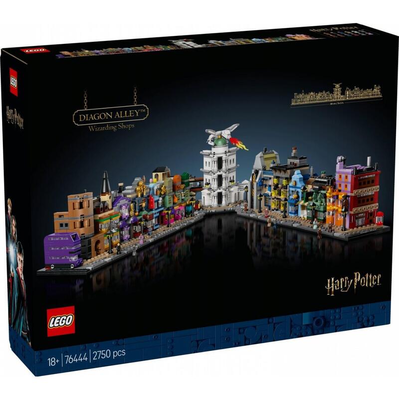 Lego 76444 Harry Potter Las Tiendas Mágicas Del Callejón Diagon, Juguete De Construcción 76444