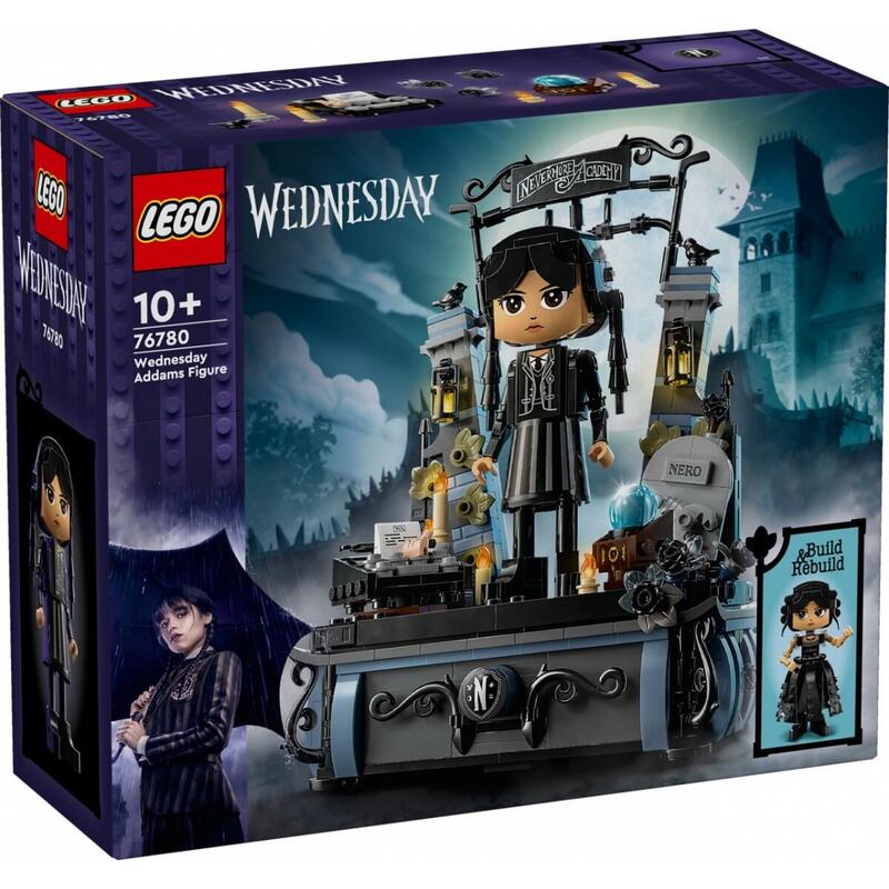 Lego 76780 Miércoles - Figura De Construcción Wednesday Addams, Juguete De Construcción 76780