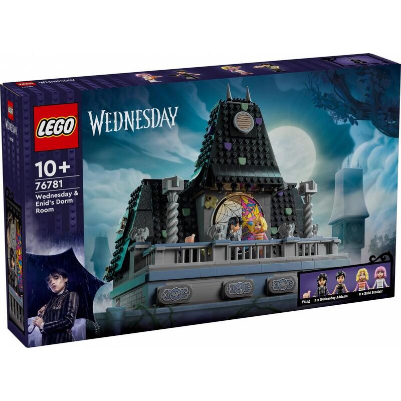 Lego 76781 Miércoles - Dormitorio De Miércoles Y Enid, Juguete De Construcción 76781