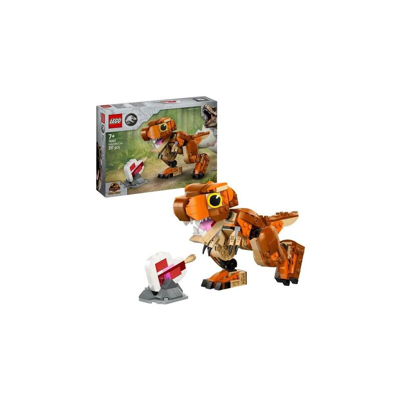 Lego 76967 Jurassic World Little Eatie: T.Rex, Juguete De Construcción 76967