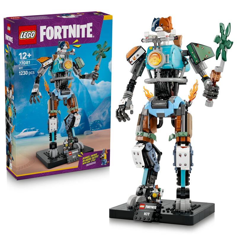 Lego 77081 Fortnite Kit 77081 Figura De Acción Robótica Con Pico Discos Dentados Y Rueda Giratoria