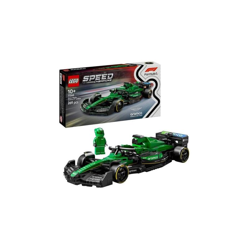 Lego 77245 Speed ??Champions Aston Martin Aramco F1 Amr24 Coche De Carreras Juguete De Construcción 77245