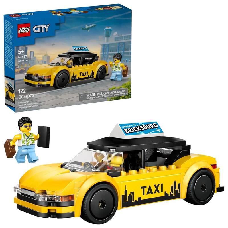 Lego City 60487 Taxi Amarillo