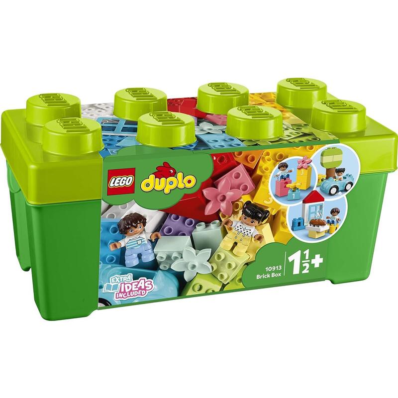 Lego Duplo Classic - Caja De Ladrillos, Juguete De Construcción Educativo, Incluye Bloques De Construcción De Colores Y Caja De Almacenaje (10913)