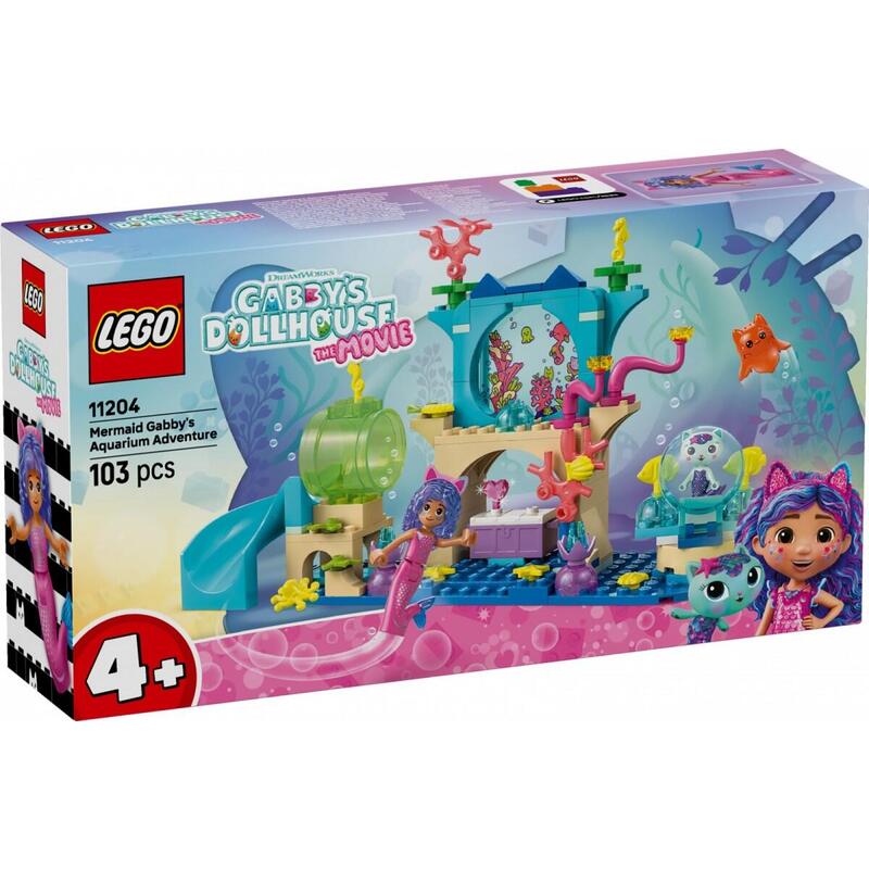 Lego GabbyS Dollhouse 11204 La Aventura De La Sirena Gabby En El Acuario