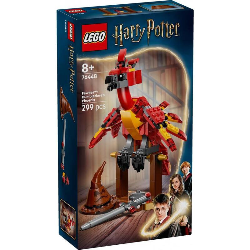 Klocki Harry Potter 76448 Fawkes: Feniks Dumbledore'A