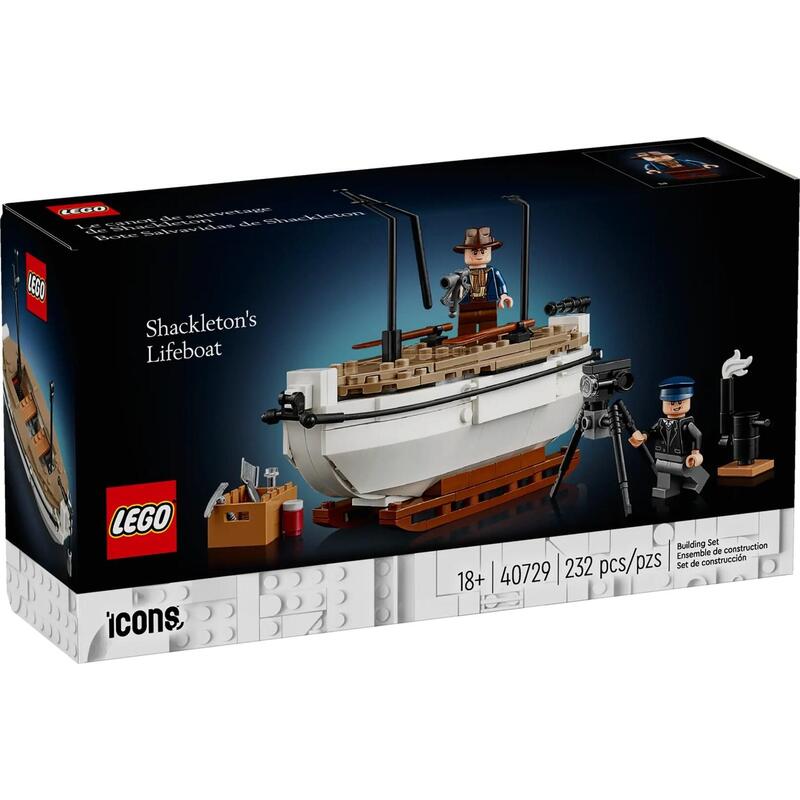 Lego Icons 40729 El Bote Salvavidas De Shackleton