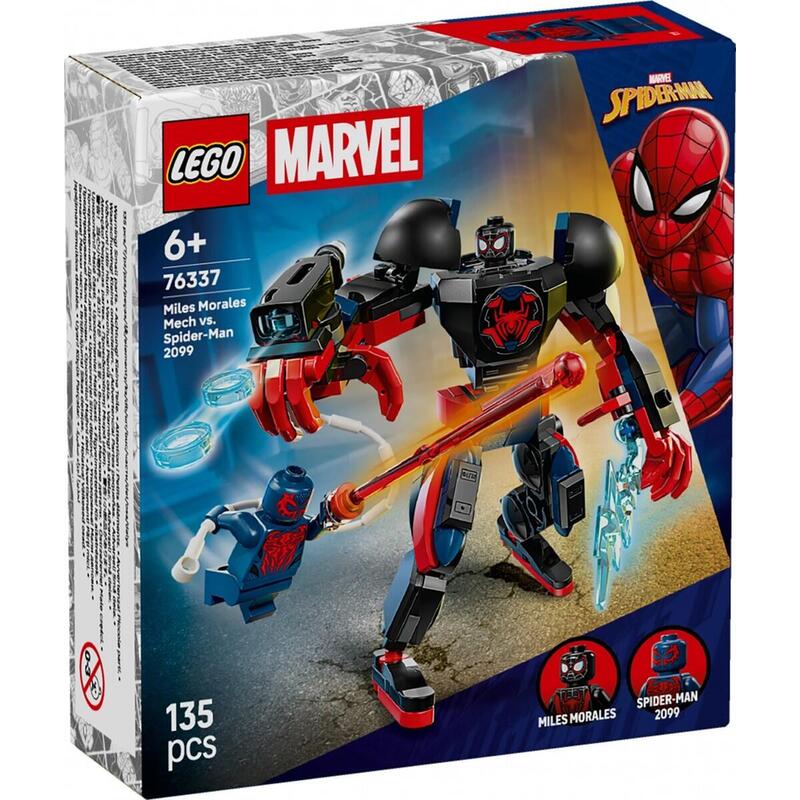 Lego Marvel 76337 Miles Morales Mech Contra Spider-Man 2099
