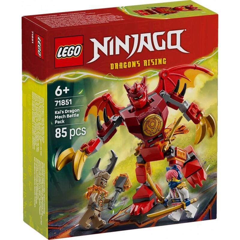 Lego Ninjago 71851 Kai'S Dragon Mech Battle Pack