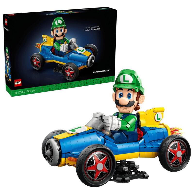 Lego Super Mario 72050 Mario Kart - Luigi Y Mach 8