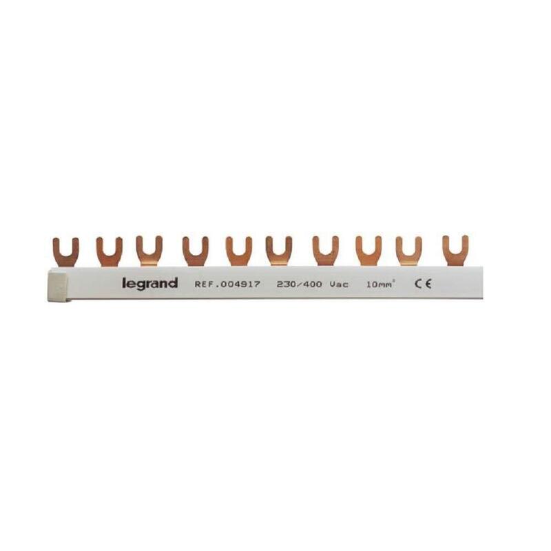 Legrand 004917 Gabelkammschiene 3-Polos 12te 10qmm