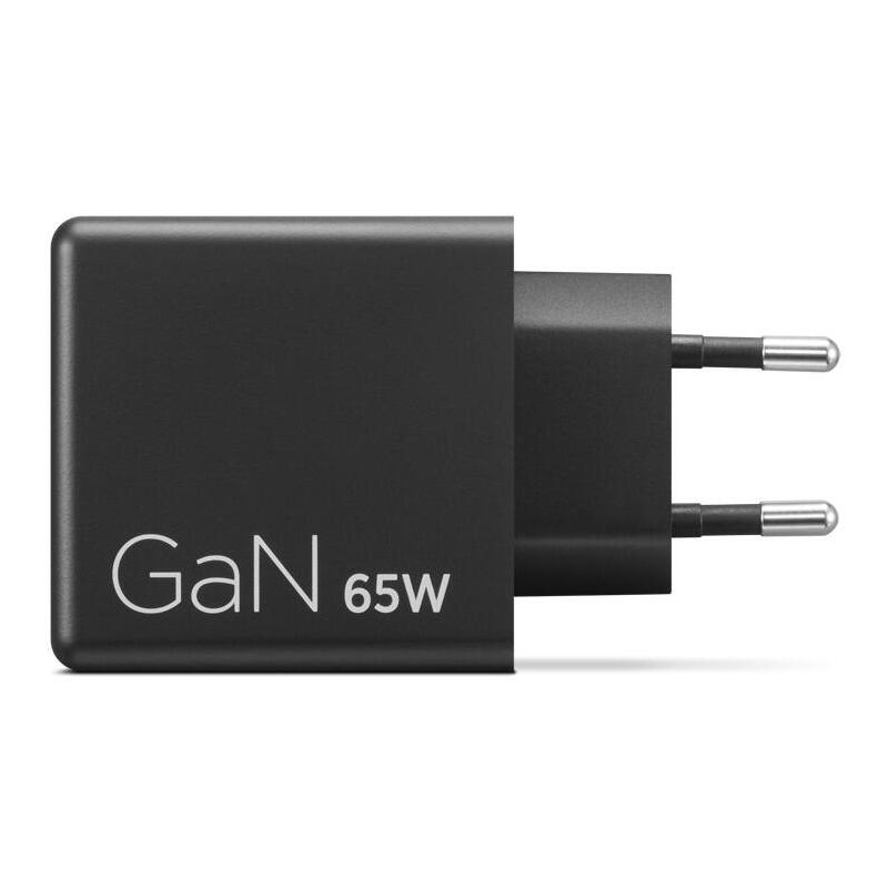 Lenovo Dual Usb-C 65w Gan Charger Negro - Eu