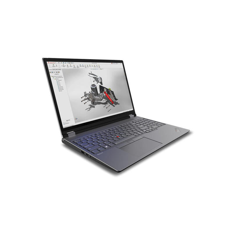 Lenovo Thinkpad P16 (16") Wuxga I7-13700hx 32 Gb 1 Tb Ssd Nvidia Rtx 2000 Windows 11 Pro Gris, Negro