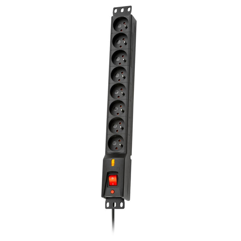 Lestar 1966004451 Base Power 8 Enchufes, Rack 19 '', 3m
