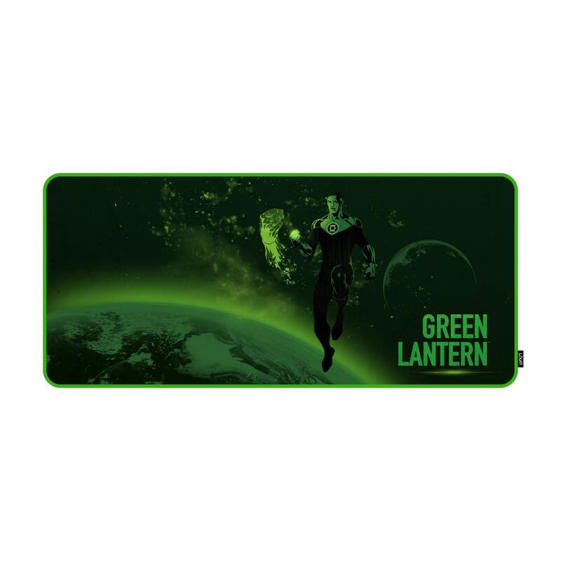Lexip Alfombrilla De Ratón Xxl Green Lantern, Neopreno, 90 X 40 Cm, Superficie Microtexturada
