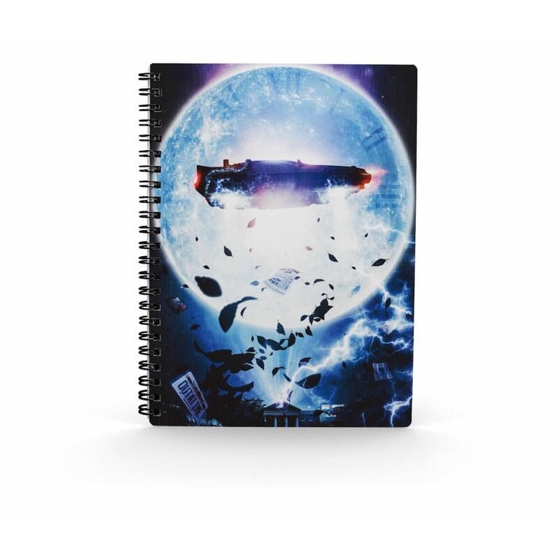 Libreta Efecto 3d Poster Bttf Delorean Regreso Al Futuro