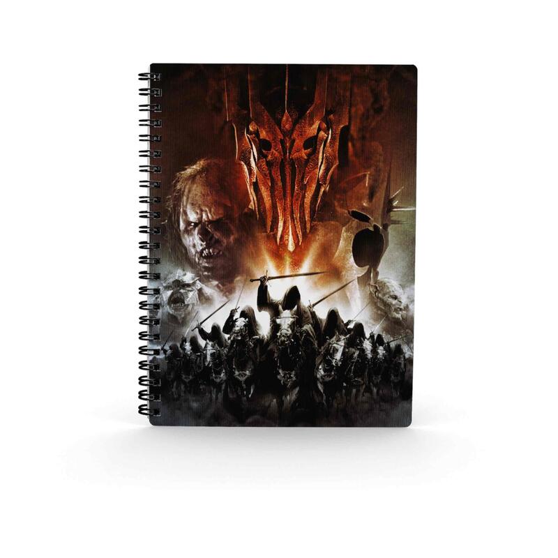 Libreta Efecto 3d Sd Toys El Seor De Los Anillos Ejercito De Mordor