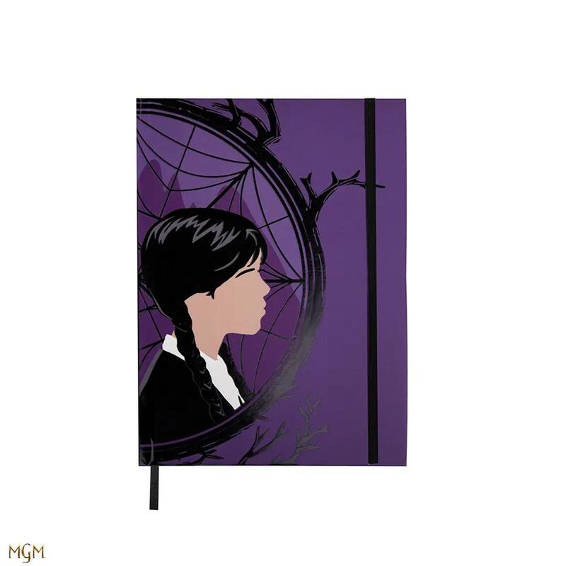 Libreta Rigida Cinereplicas Wednesday Addams Miercoles Y Enid