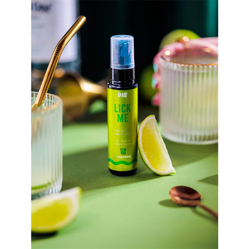 Intt - Lick Me Gel Comestible Sabor Caipirinha Efecto Calor