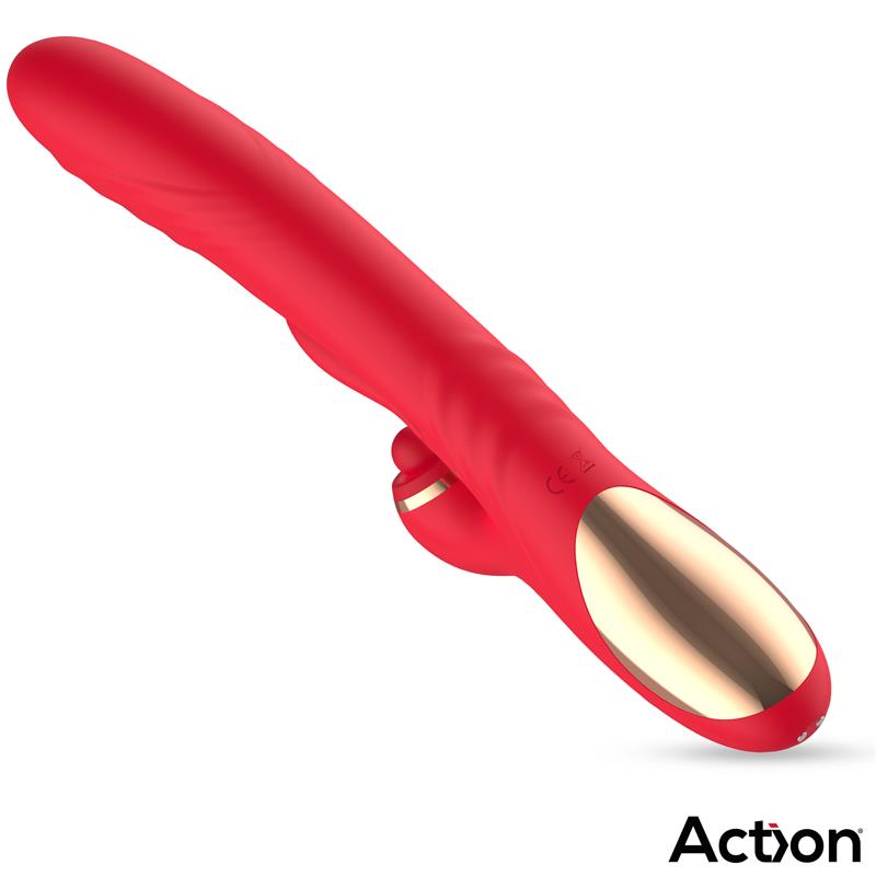 Limbe Vibrador Con Lengua Flip-Flap, Bola Percutora Y Up And Down
