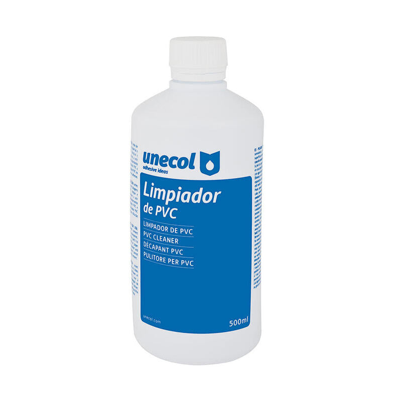 Limpiador Pvc, Botella Plástico 500ml A215 Unecol