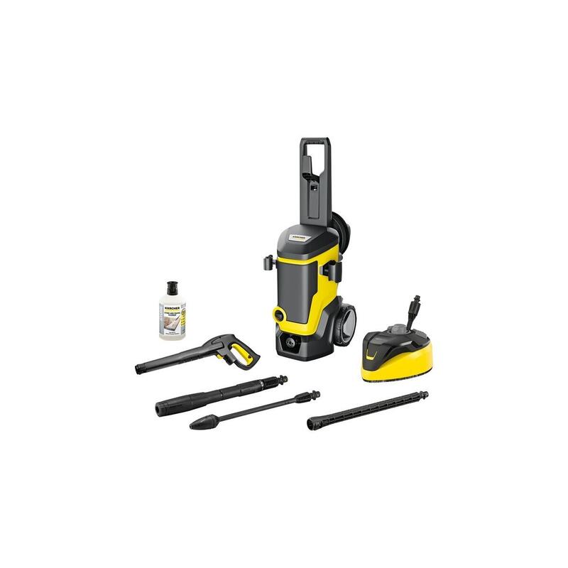 Limpiadora De Alta Presión Kärcher K 7 Wcm Premium Home Amarillo/Negro, Con Limpiador De Suciedad, Enrollador De Manguera Y Limpiador De Superficies 1.317-421.0