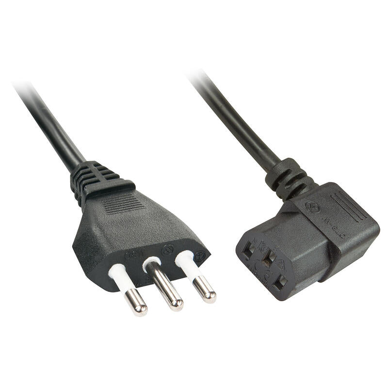 Lindy 30346 Cable De Alimentacíon Negro 2 M C13 Acoplador