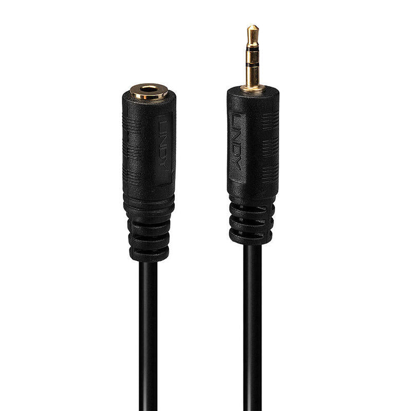 Lindy 35698 Cable De Audio 0,2 M 2,5mm 3,5mm Negro