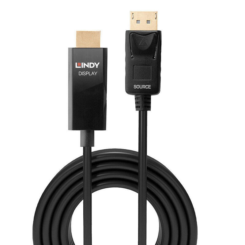 Lindy 40924 Video Cable Adapter 0.5 M Displayport Hdmi Type A (Standard) Black
