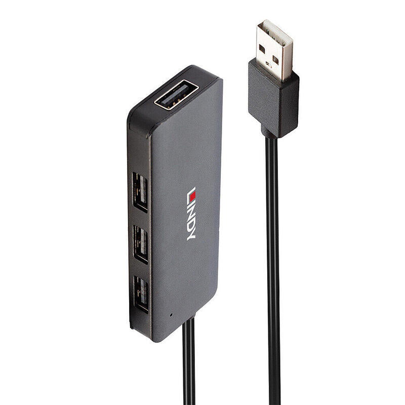 Lindy Usb 2.0 Hub 4 Puertos Sin Fuente De Alimentación
