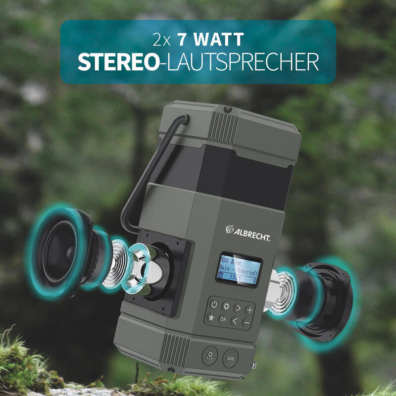 Linterna De Camping Albrecht Dr 114 Dab A Pilas Puerto Usb