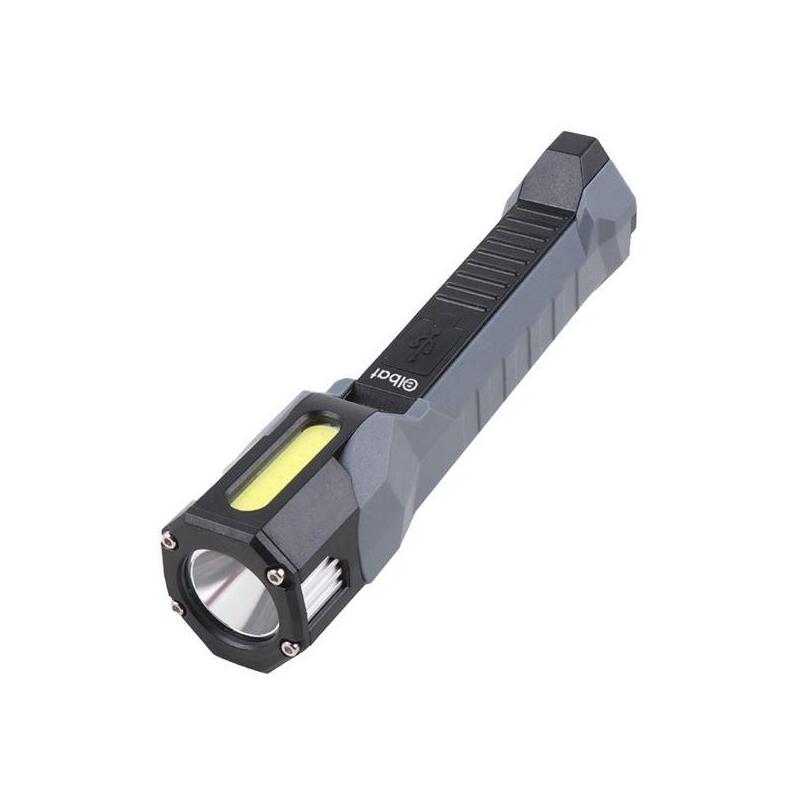 Linterna De Trabajo Elbat Eb0566 Led 1000lm - Cabezal Rotativo 90º - Bateria De 2000mah - Negro