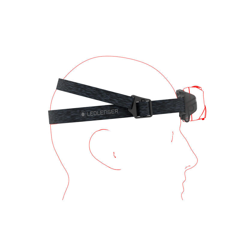 Linterna Frontal Ledlenser Hf6r Core, Luz Led Blanco/Gris 502797
