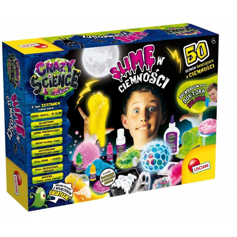 Lisciani Crazy Science Slime In The Dark