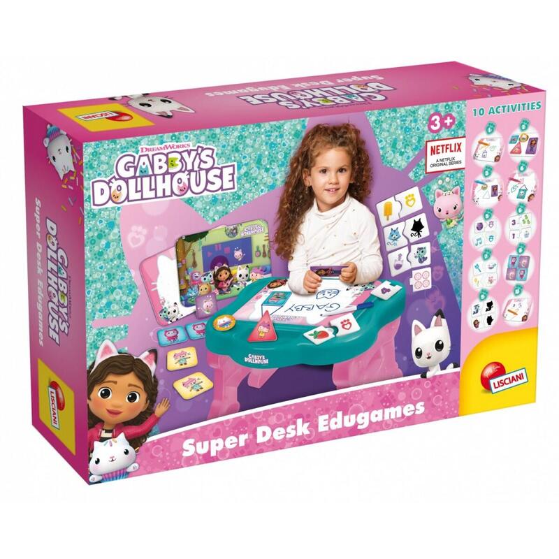 Lisciani Desk With Educa Tional Games - Gabby'S