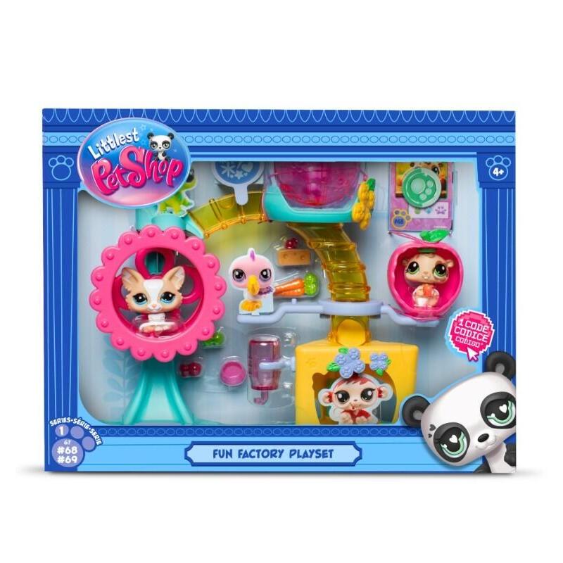 Littlest Pet Shop Zestaw Fabryka Zabawy Z 2 Figurkami