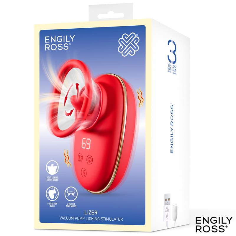 Lizer Estimulador Con Lengua Oscilante, Bomba De Vacío Y Vibración