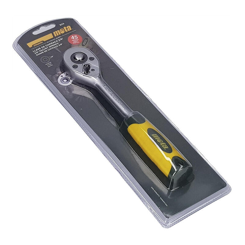 Llave De Carraca Encastre 3/8" 72 Dientes Cr.V Ec5 Mota