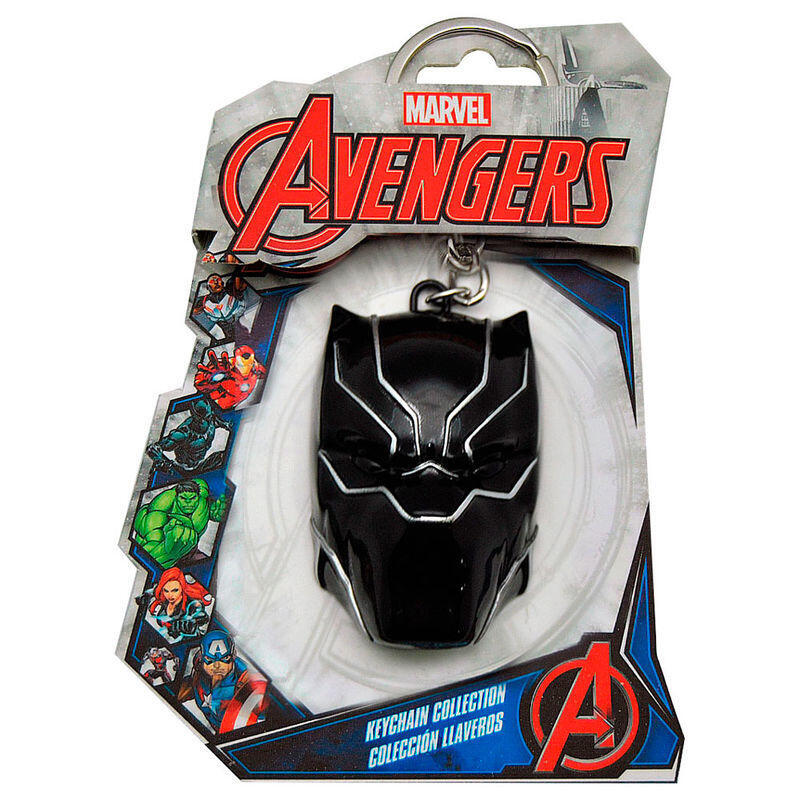 Llavero 3d Black Panther Marvel