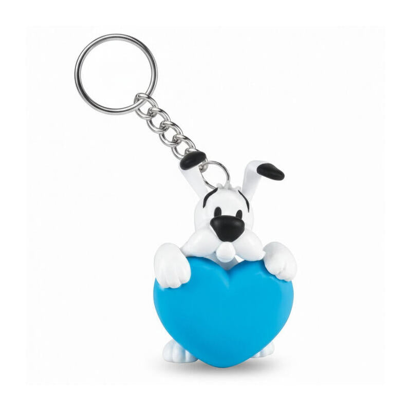 Llavero Astérix Figura Ideafix Corazón Azul