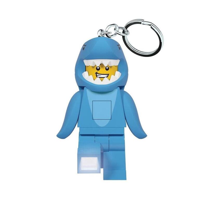 Llavero Linterna Shark Suit Guy Lego