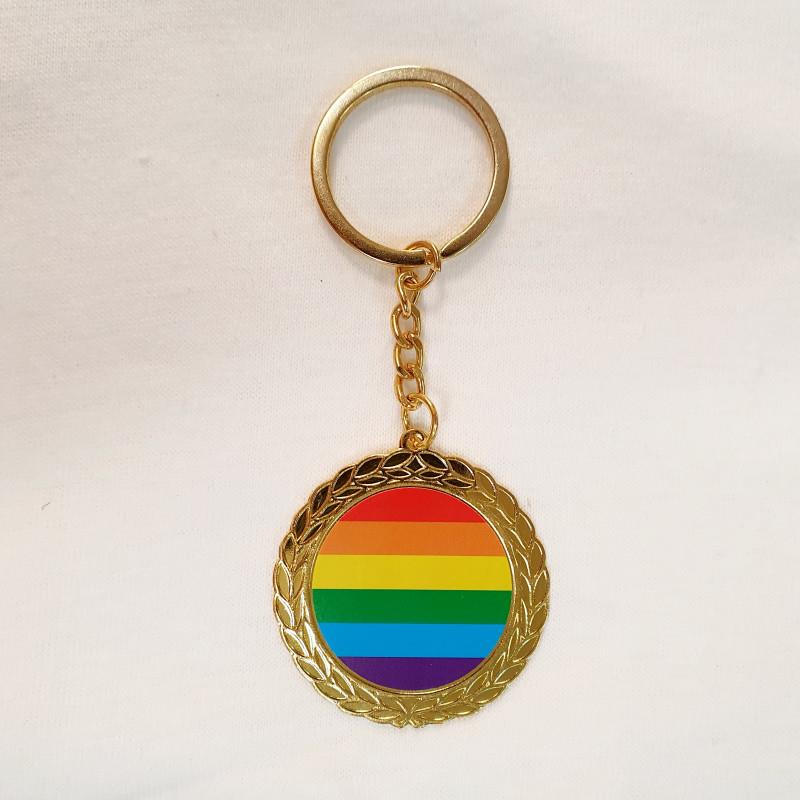 Pride - Llavero Redondo Bandera Lgbt