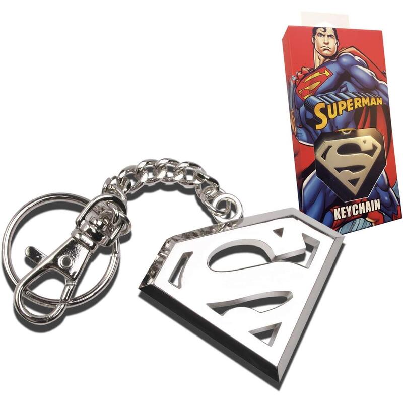 Llavero Superman-Superman Keychain (Grey)