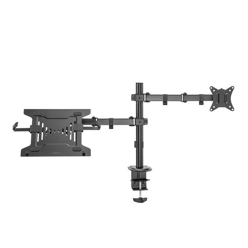 Soporte Logilink De Monitor Para 2 Monitores (17 32") Y 1 Ordenador Portátil/Tablet (10 15,6")