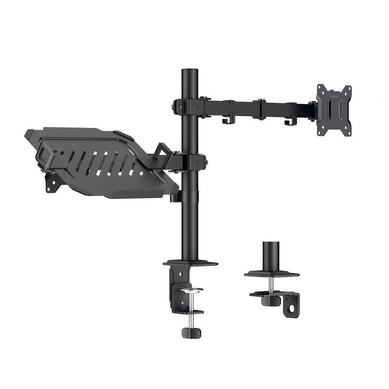 Logilink Bp0220 Dual Mount 17-32" Monitors 10 Kg Max. And 12-17 " Notebooks Or Tablets 9kg Max.