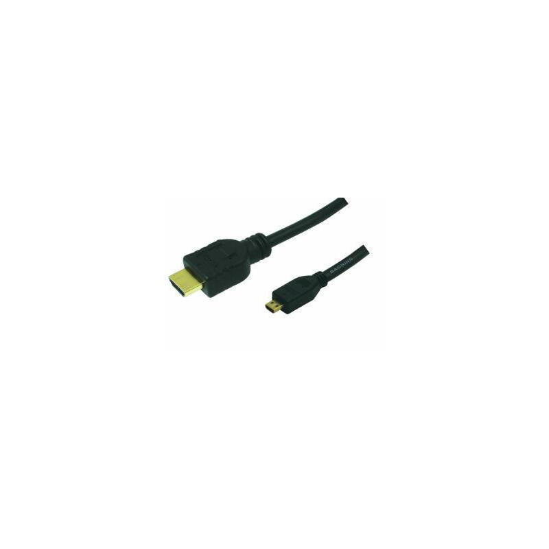 Logilink Cable Hdmi Ethernet A -> Micro Hdmi St/St 1.50m Negro