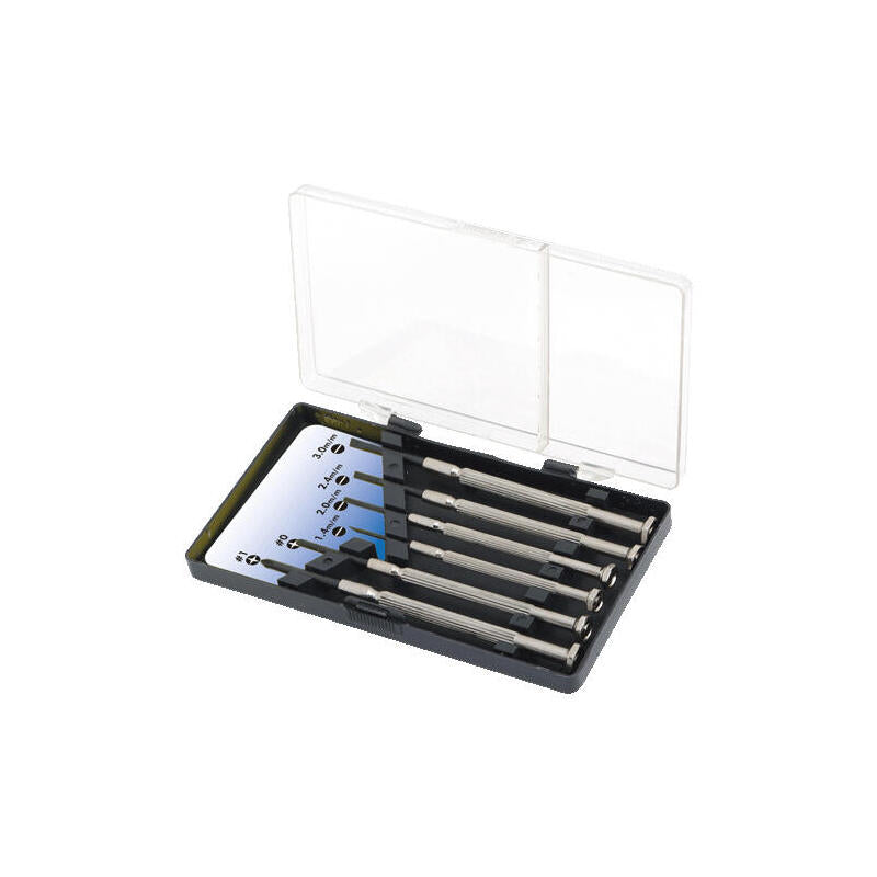 Logilink Juego De Destornilladores Mecánicos Finos 6 Piezas