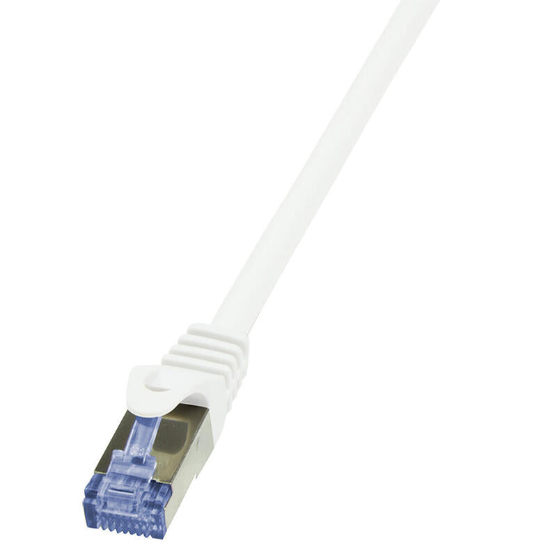 Logilink Patchkabel Cat6a S/Ftp Awg26 Pimf 1,00m Weiss