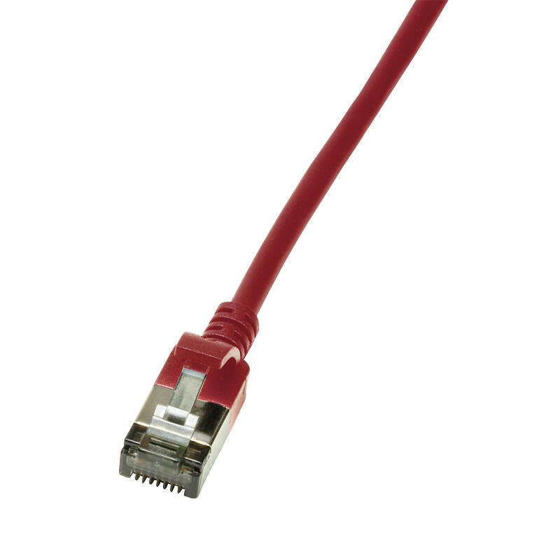 Logilink Patchkabel Cat6a Stp Tpe Slimline Rot 5,0m